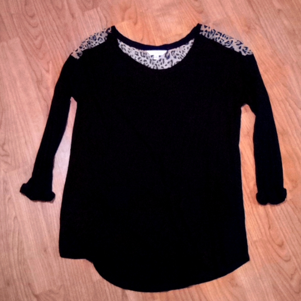 Charming Charlie leopard print shirt.